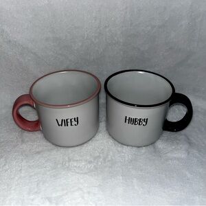 Wifey and Hubby Mug Set